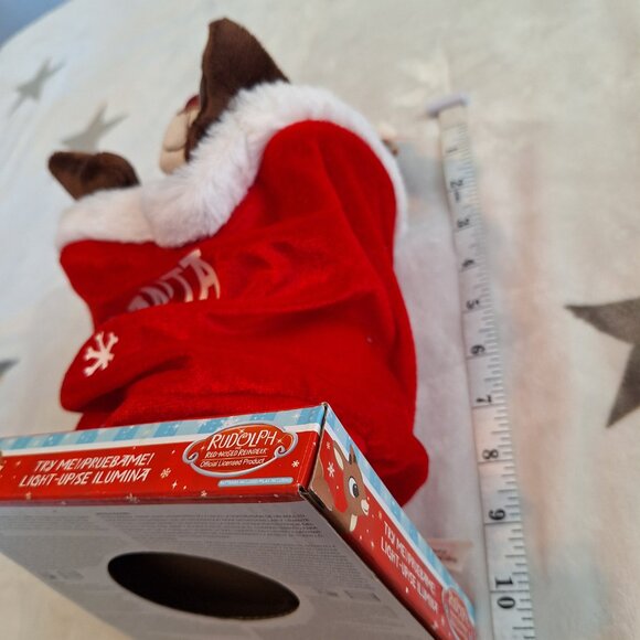 Rudolph With Peek-A-Boo Dan Dee Motion Light and Sound Christmas Plush See Video - Picture 10 of 10